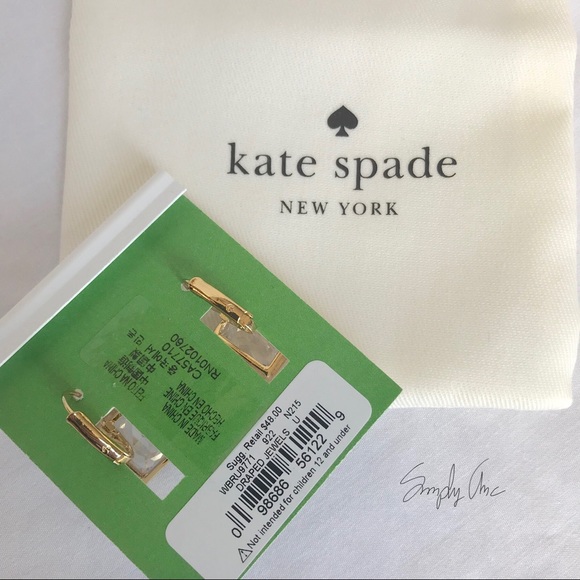 ‼️SOLD‼️New Kate spade draped jewels drop earrings - Picture 4 of 5